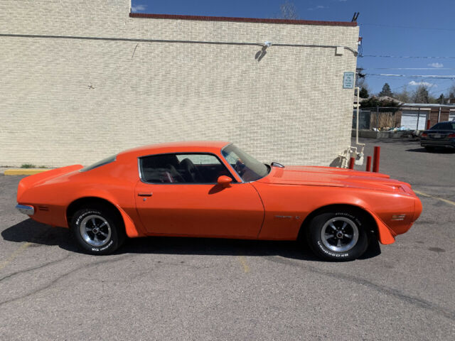 1973 pontiac firebird formula 15,714 miles orange very clean