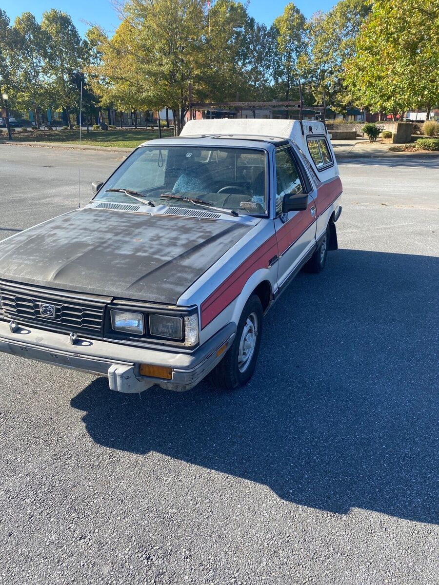 1985 subaru brat pickup grey 4wd manual gl