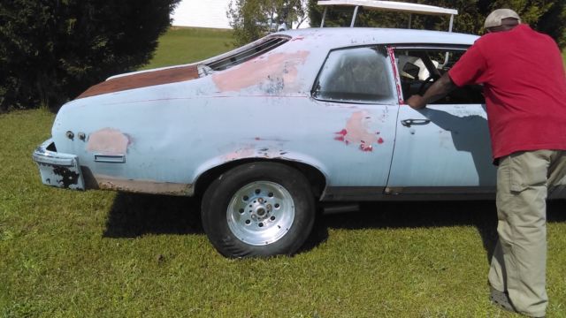 chevrolet 1973 nova race car 350 motor transmission weld wheels classic american