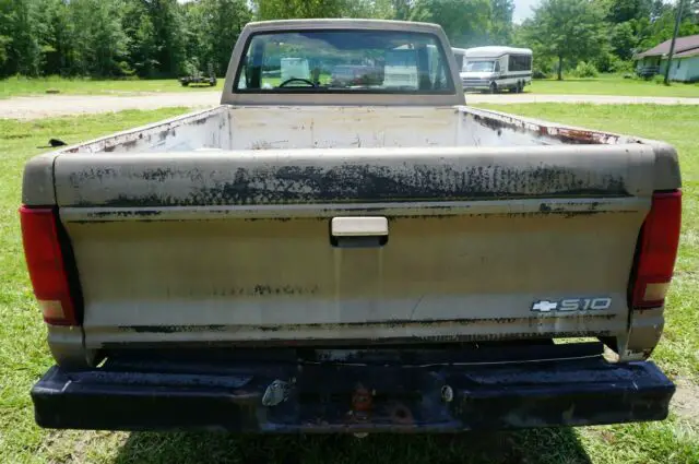 1991 chevrolet s-10 el regular cab 4 cyl. pickup truck in mississippi no reserve