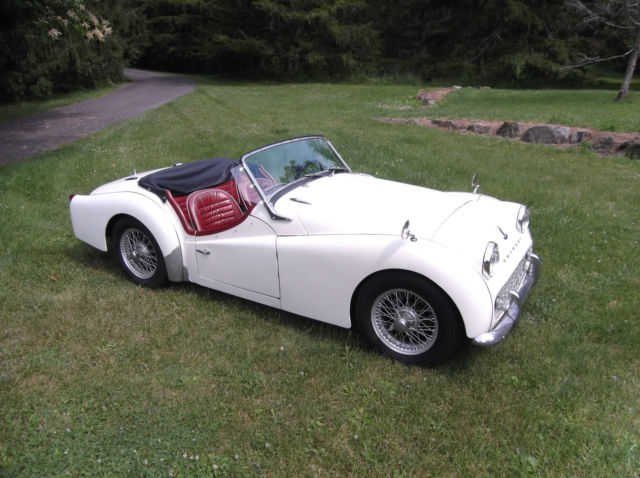 triumph tr3a, 1958 convertable