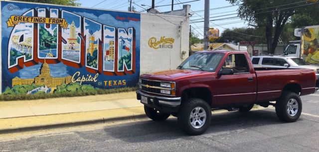 1990 chevy chevrolet k1500 4x4 regular standard cab automatic transmission