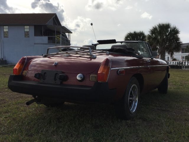 1978 mg mgb roadster 32,000 original miles! nice!!! look!! florida car!!