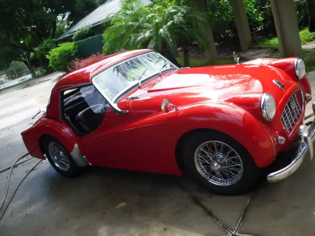 triumph 1957 tr-3 recently totally restored with many upgrades