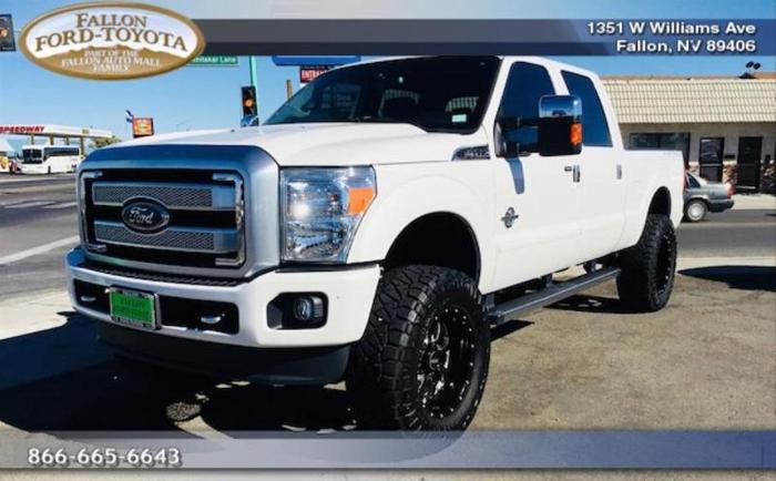 2016 ford f-350 super duty lariat 4x4 lariat 4dr crew cab 8 ft. lb srw pickup for sale in carroll station, nevada