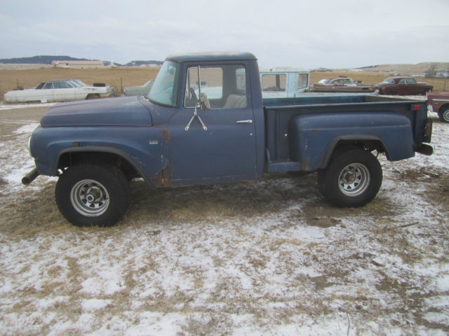 1966 international ihc step side short box 4x4 four wheel drive 1/2 ton pickup