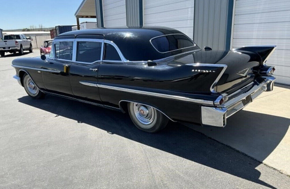 1958 cadillac fleetwood series 75 limo 69k miles all oem, recommissioned for use