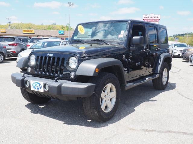 2016 jeep wrangler unlimited sport 4x4 sport 4dr suv for sale in salem, new hampshire