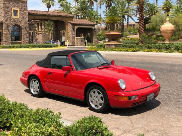 no reserve 1991 porsche 911 carrera 2 cabriolet 77k org miles turn let daily