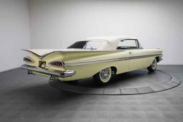 1959 chevrolet impala 28910 miles classic cream convertible 348 v8 2 speed auto