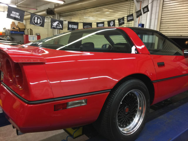 1985 chevrolet corvette 7,497 original miles since new red 4-speed mint no tax