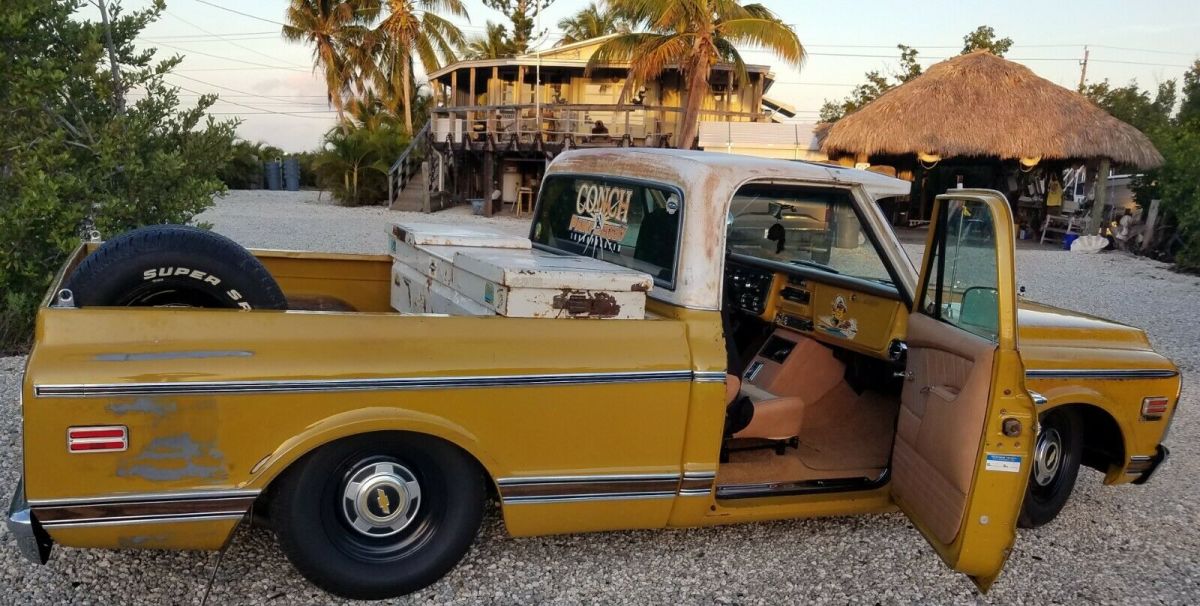 1972 chevrolet c-10 super charged ls 3 patina original patina paint