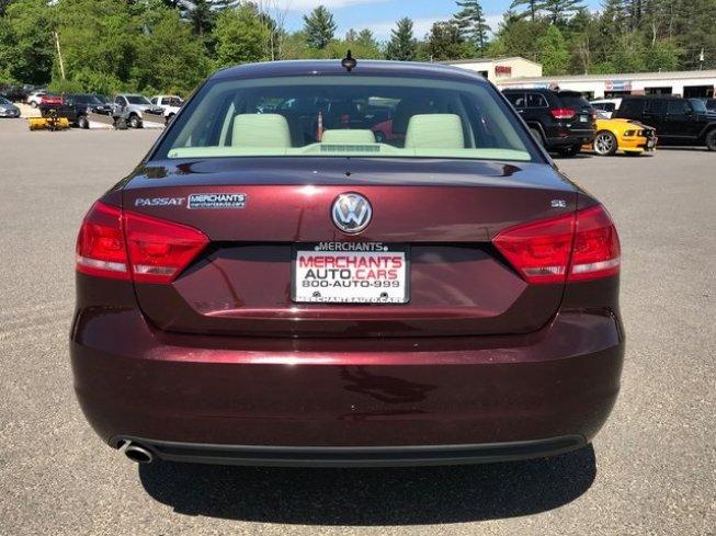 2013 volkswagen passat 2.5 se for sale in manchester, new hampshire