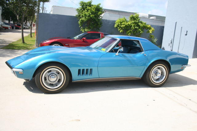 1968 corvette convertible florida survivor number matching 327/350hp 4-speed a/c