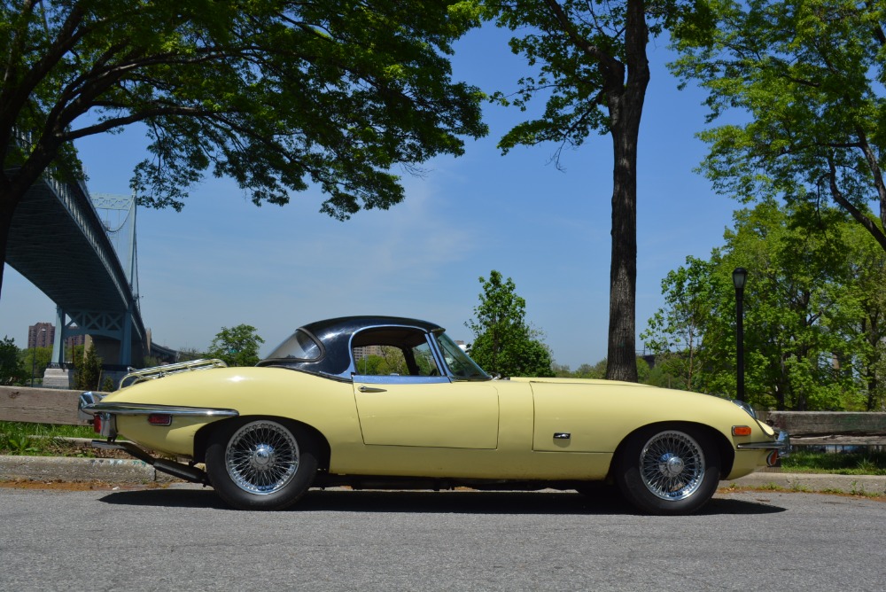 1971 jaguar xke 0 primrose yello roadster