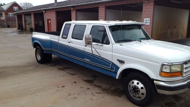 1993 ford f350 stretched crew cab turbo diesel centurion rare!!!
