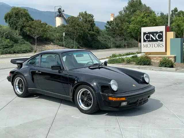 1986 porsche 911 carrera turbo 930 in black 86,316 miles