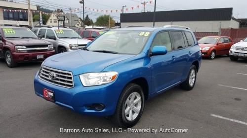 2008 toyota highlander in oregon