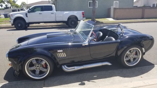 1967 ford shelby cobra replica black on black