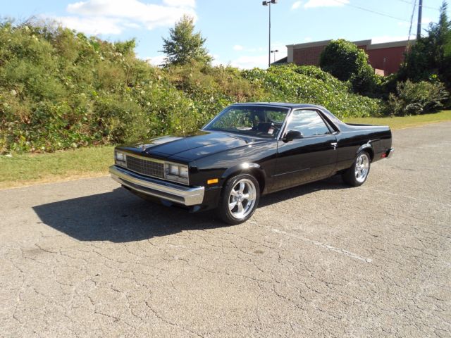 nice 1 owner real black 1986 elcamino. ga car/no rust! one time repaint