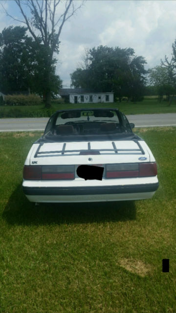 1991 ford mustang lx convertible 2-door 2.3l