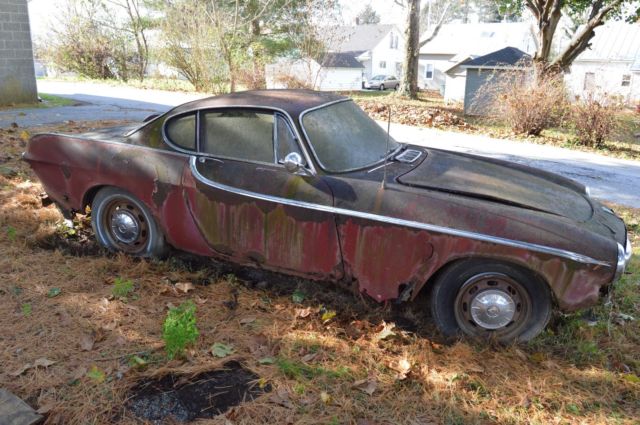 1965 volvo p1800 2s red coupe 4 cyl manual 33,143 miles 1960's resto 1800s car