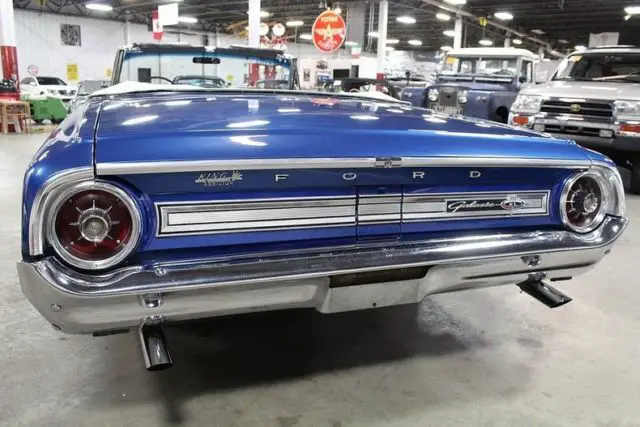 1964 ford galaxie convertible 500xl 60945 miles blue convertible 428ci v8 autom