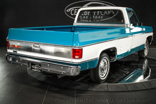 1976 gmc sierra classic 1/2 ton pickup 847 miles hawaiian blue / frost white tr