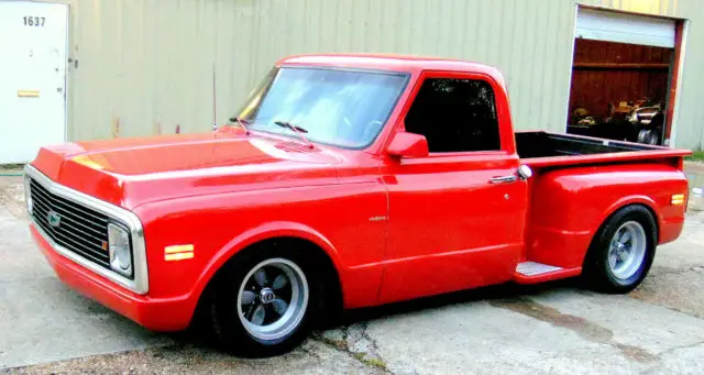 1971 chevy c10 pro truck 502 big block air ride frame off house kolors leather