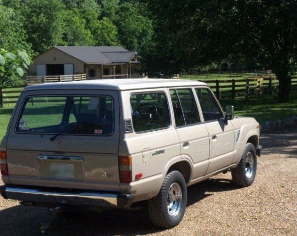 1989 toyota land cruiser fj62 251,741 miles gold suv 3f-efi automatic