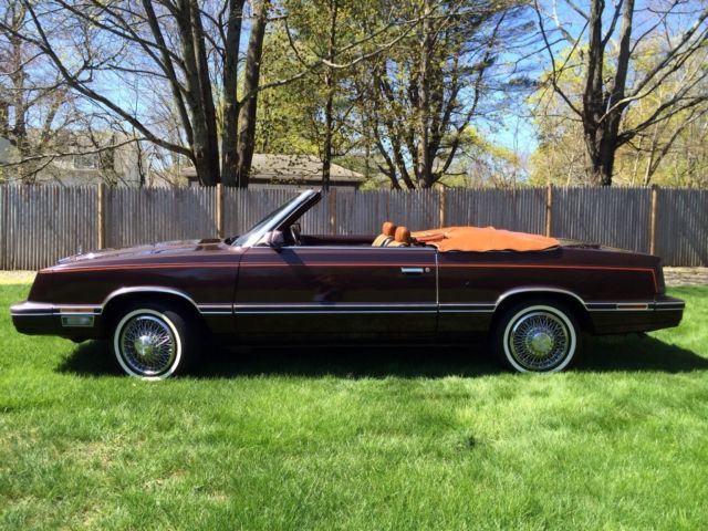 1982 chrysler lebaron medallion convertible / time capsule!
