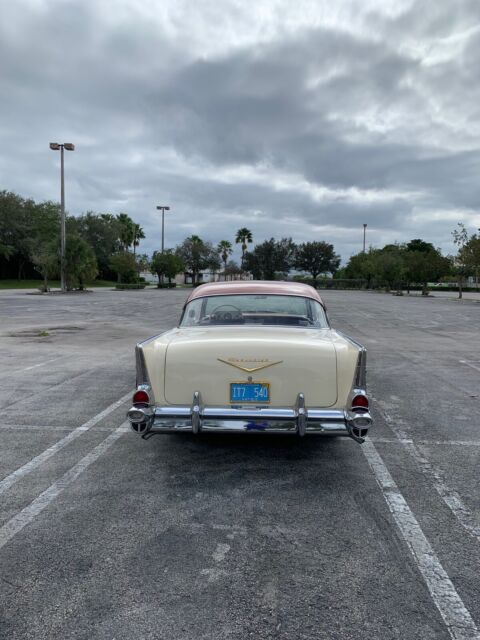 1957 chevrolet bel air coupe brown rwd automatic