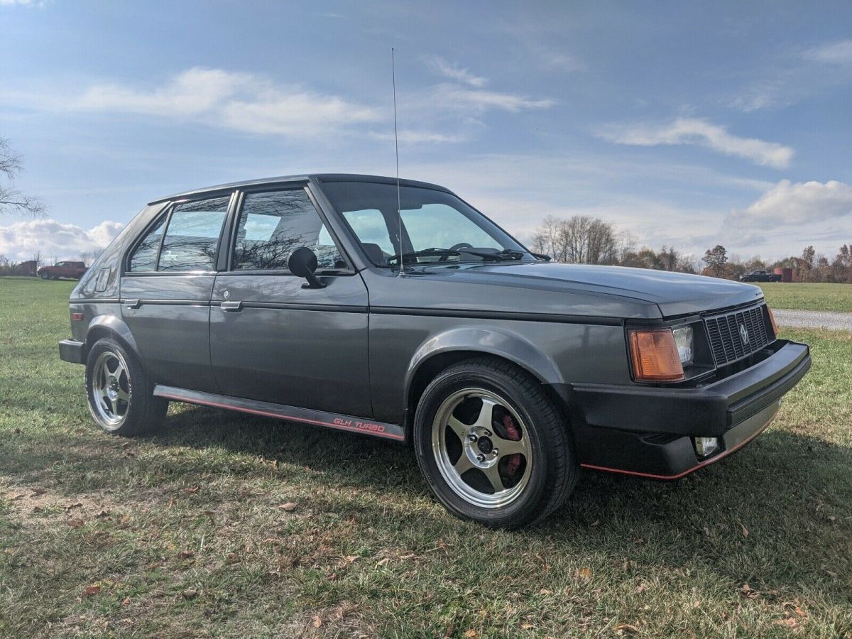 1985 plymouth horizon hatchback grey fwd automatic