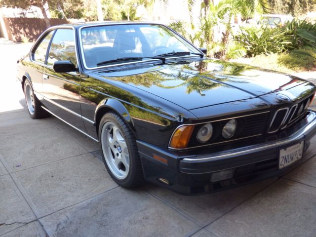 1989 bmw 635csi e24 manual coupe - original southern california car - 3 owners