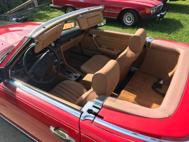 1988 mercedes-benz 560-class 560 sl automatic 2-door convertible new leather int