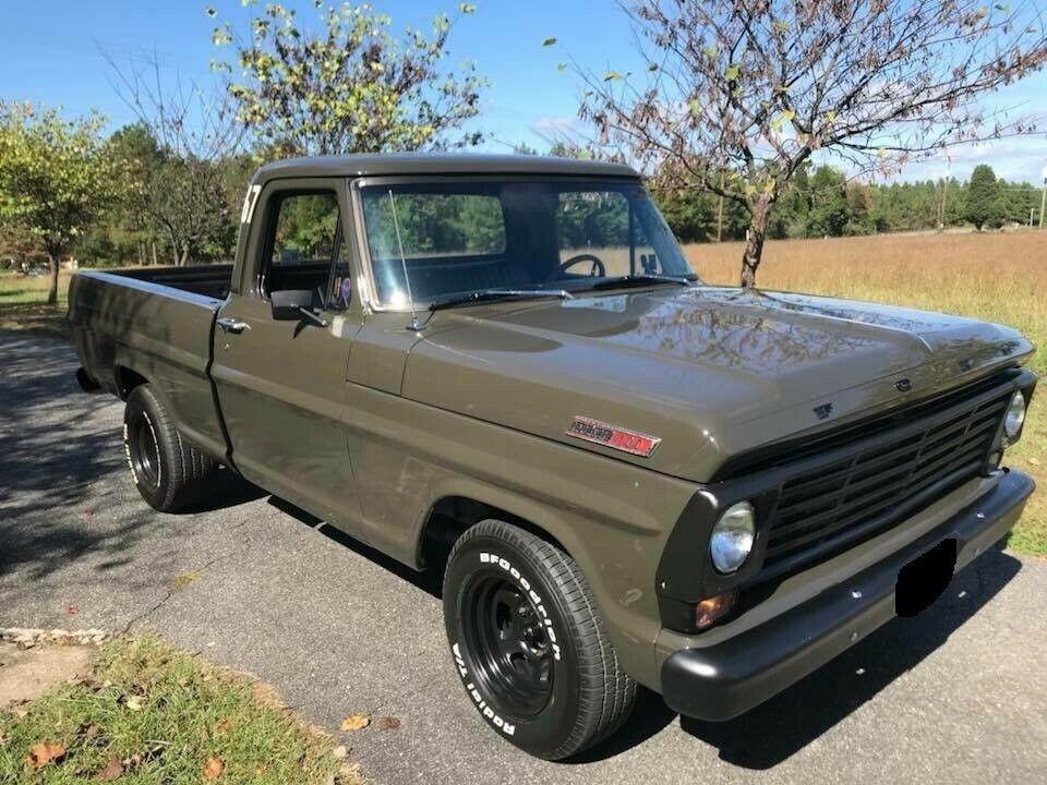 1967 ford f-100 custom cab original 352fe