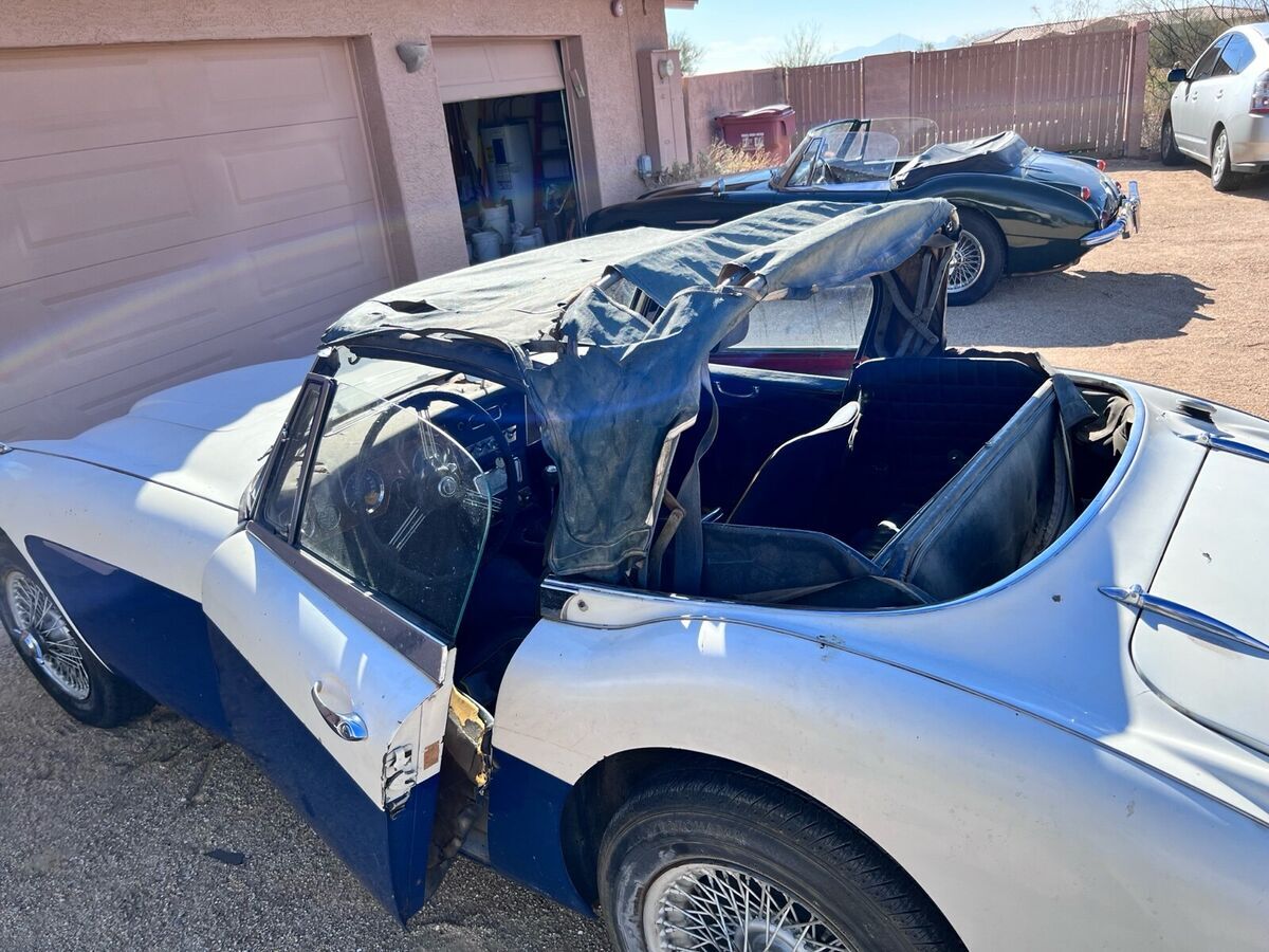 1965 austin healey 3000 blue rwd manual