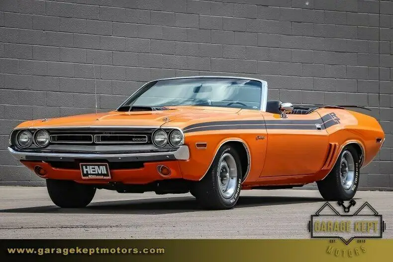 1971 dodge challenger r/t convertible vitamin c convertible 472 hemi v8 43987 mi