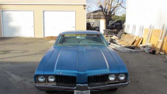 1969 oldsmobile cutlass s rust free solid car rare console shift. no reserve!!!!