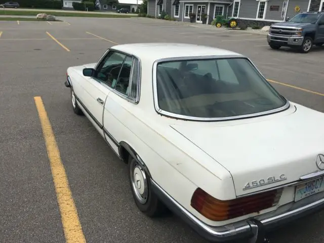 1973 mercedes benz 450 slc white california car runs