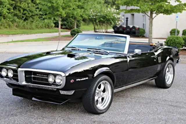 1968 firebird convertible,blk/blk,400 ci big block v8,automatic,very clean