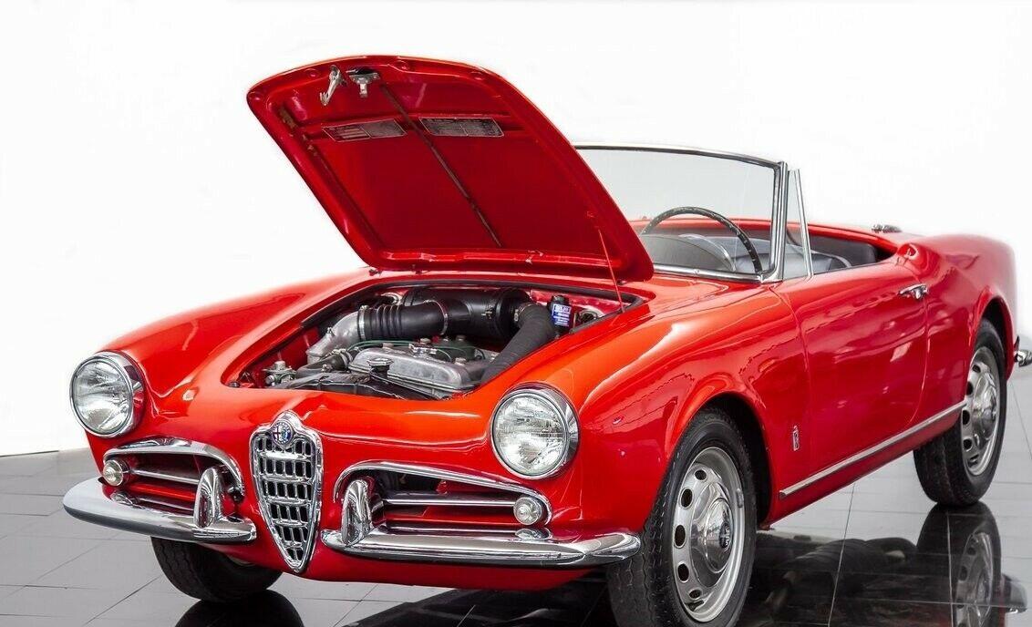 1960 alfa romeo giulietta spider veloce convertible 30764 miles
