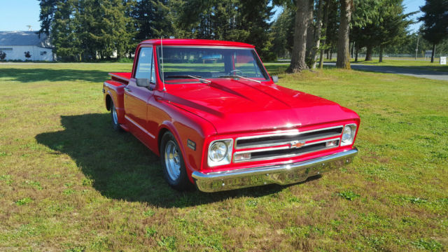 1968 short bed chevrolet stepside pickup pro street