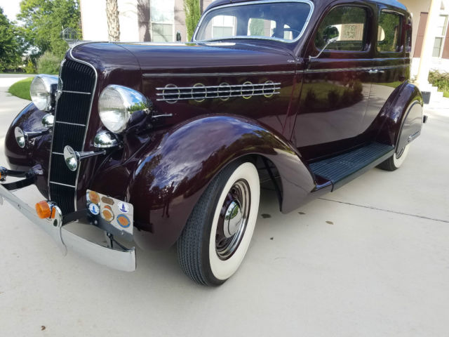 1935 plymouth series 6 pj touring sedan. full off frame restoration