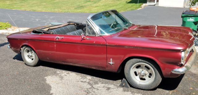 1964 corvair monza convertible 4spd with 140 4 carb engine. no reserve