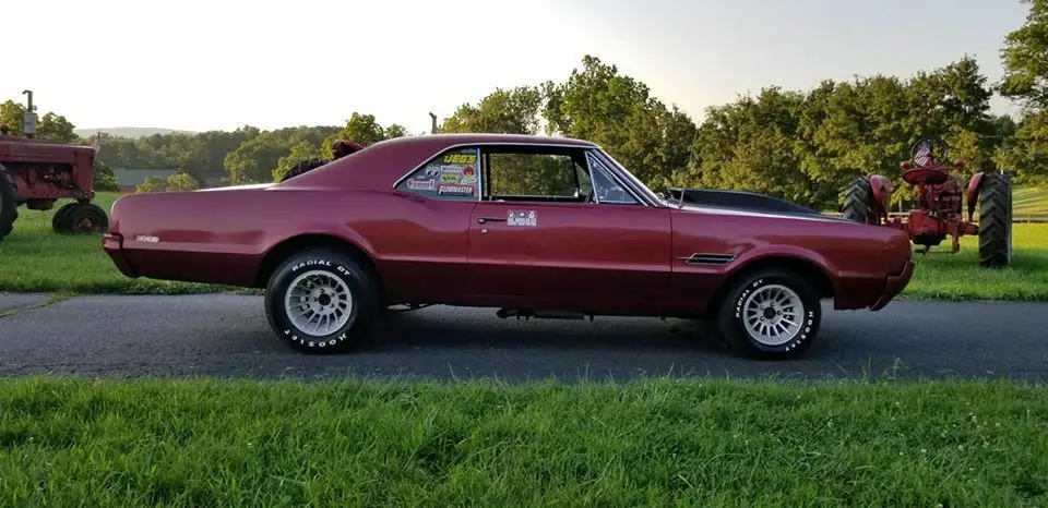 1966 oldsmobile 442 originally 400/4 speed/ tri-power/now 425 with turbo 400