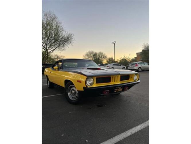 1972 plymouth barracuda in cadillac, michigan