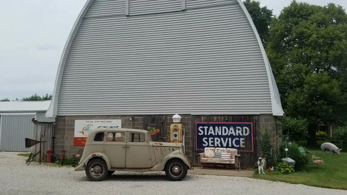 1935 willys 77 sedan brown rwd manual barn find original survivor hotrod gasser