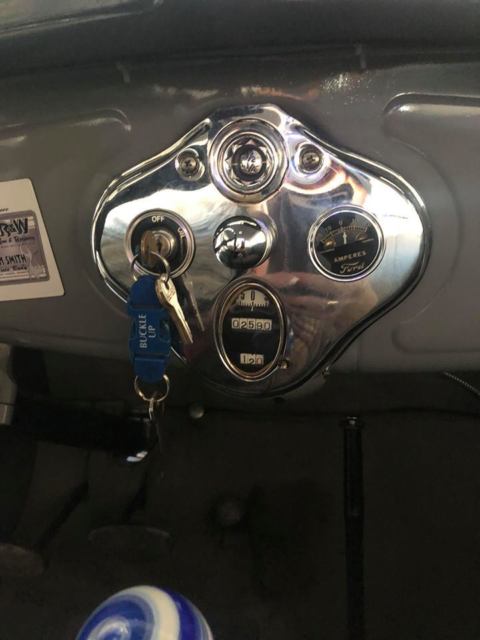 1930 model a coupe rumble seat grey