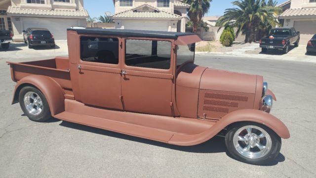 1929 ford model a crew cab p/u, street rod/ hot rod , shop truck , other